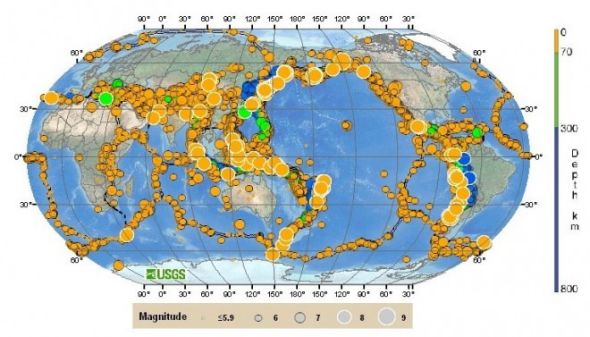 美国地质调查局最新动态：揭秘地震最新资讯