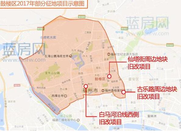 颍东区最新公布的征地拆迁区域概览